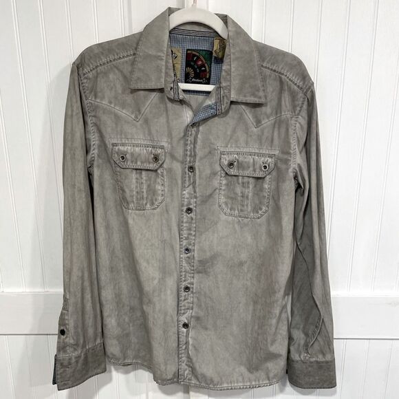 Great Hand Other - Great Hand button down gray shirt size M